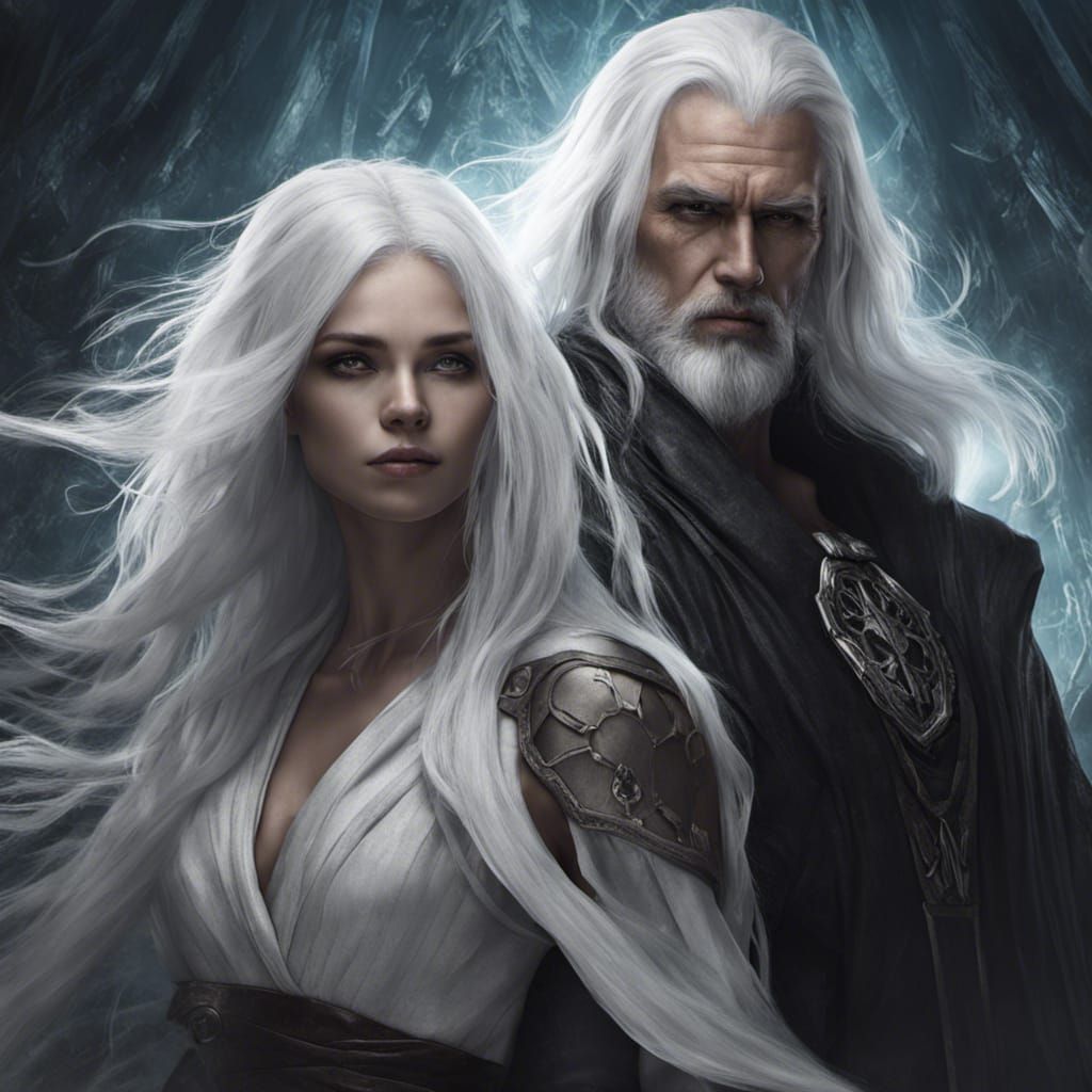 Gothic Dark Jedi Lovers in 8k