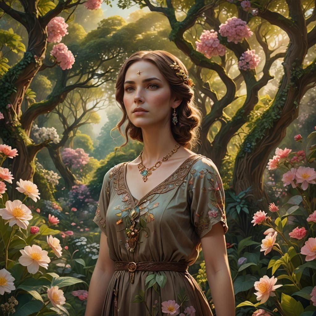 Goddess of Peace Fantasy Concept Art