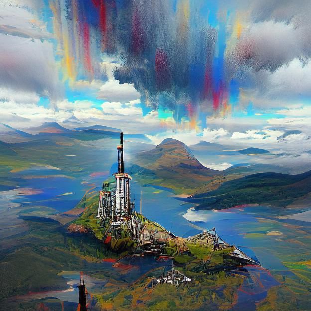 Empire State Building in the Scottish Highlands
