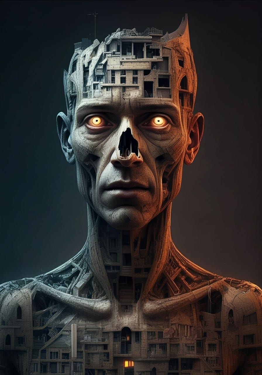 Living Anthropomorphic Architectural Model