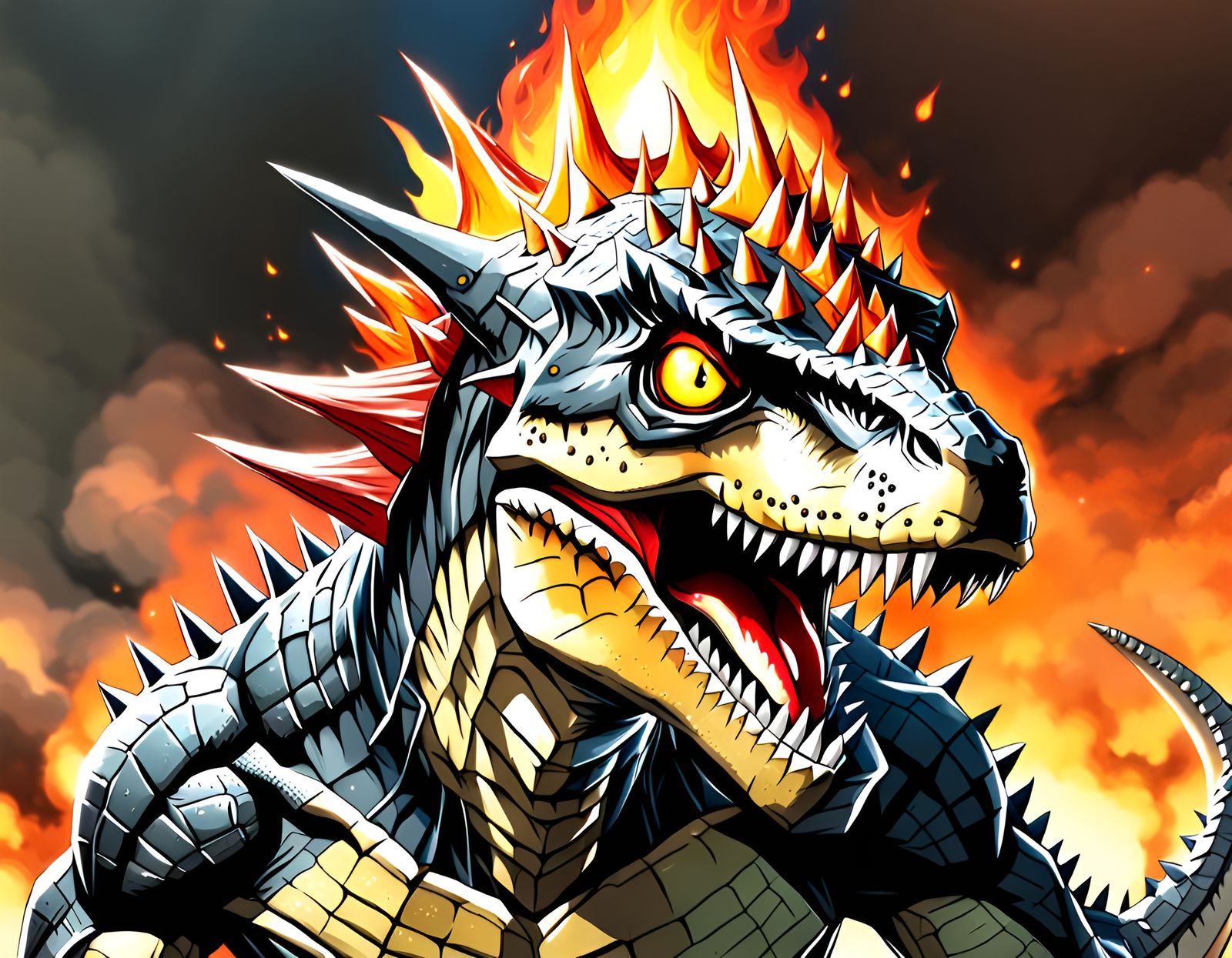 T-Rex Sauron: Anime Manga Dinosaur King