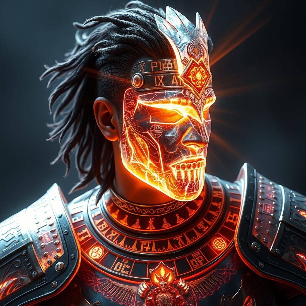 Prismatic Crystal Warrior in Armor of Light