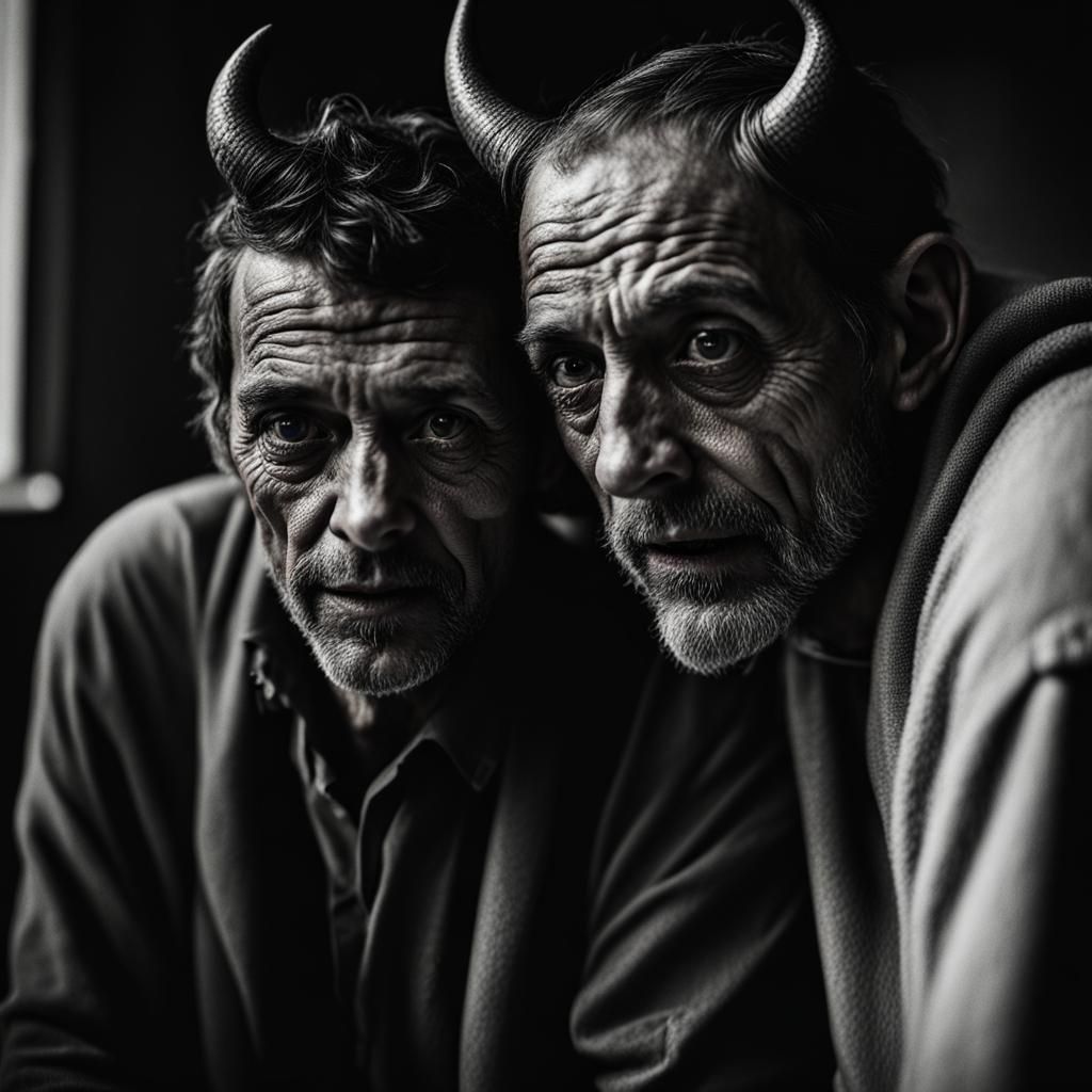 Intimate Portrait with the Devil, Gritty Realism Style