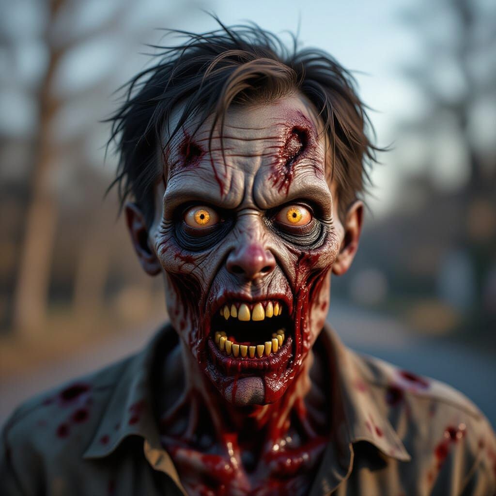 Hyper-Realistic CGI Undead Horror: A Terrifying Zombie