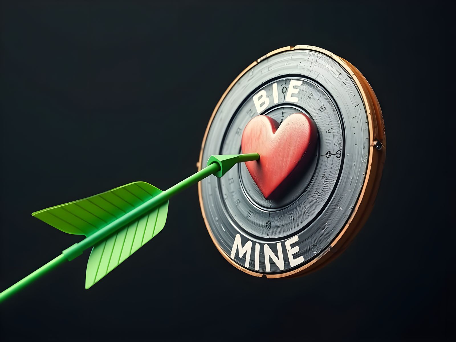 Romantic Valentine's Day Scene in Digital Art Style