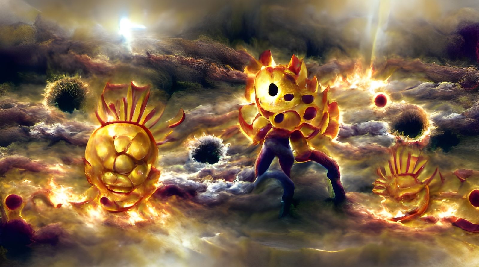 The Invincible Sun: A Radiant Display of Power