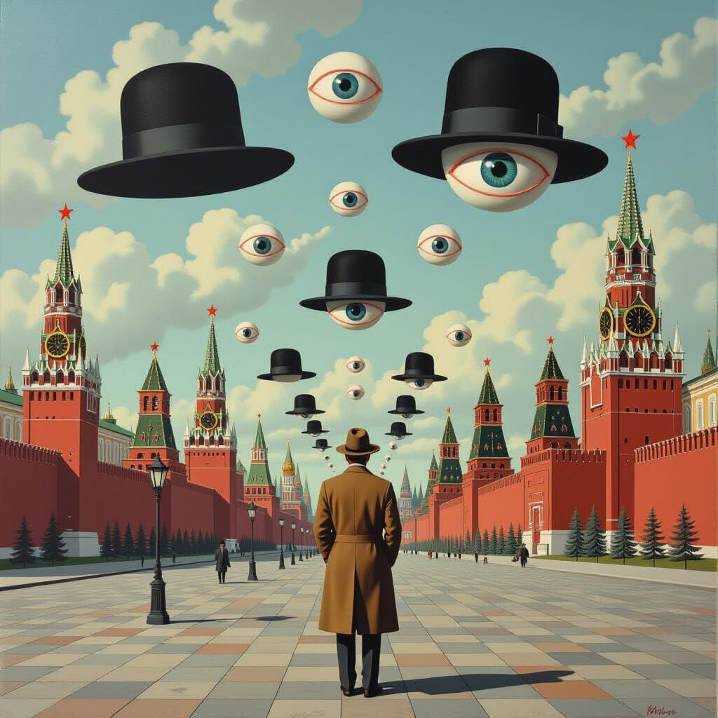 Surrealist Moscow: Floating Hats and Eyeball Skies