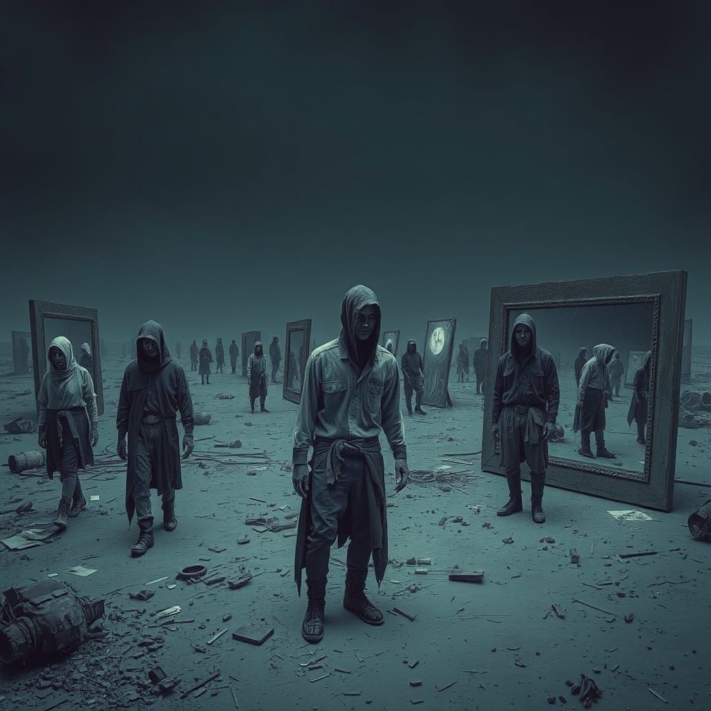 Post-Apocalyptic Mirror World in Eerie Realism