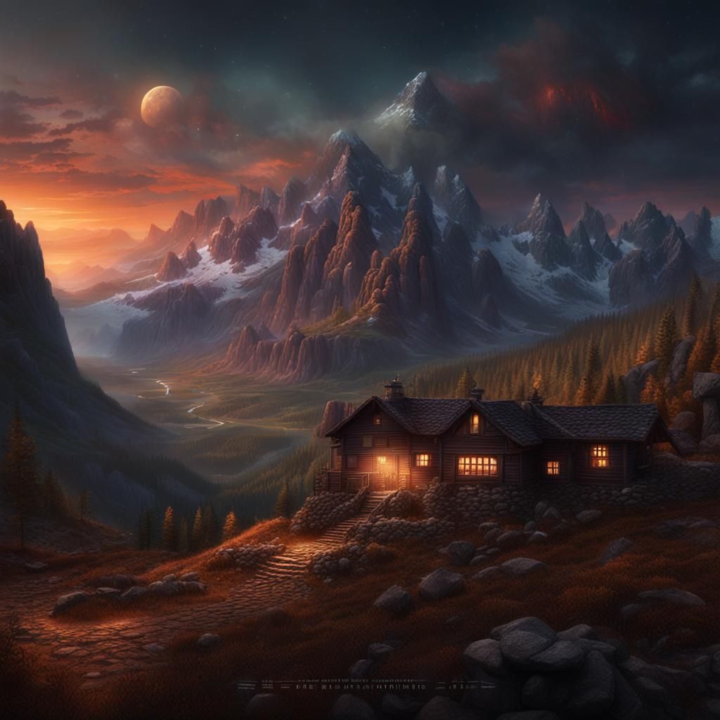 Fantastical Matte Painting in Unreal Engine 5