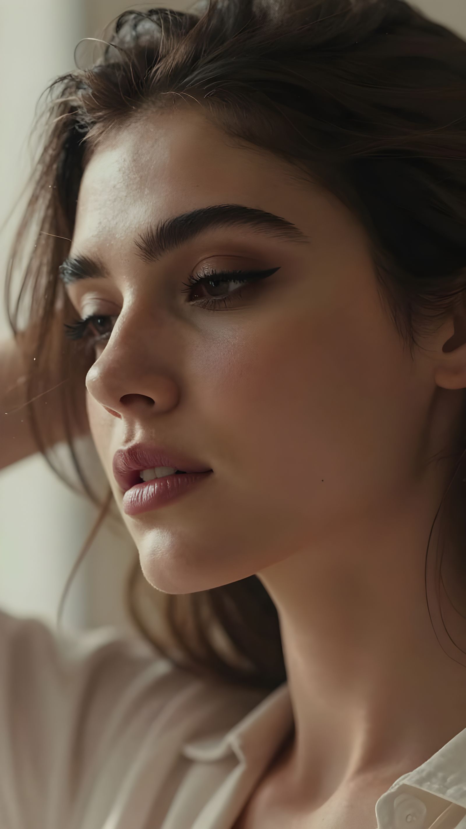 Cinematic Portrait of Mixed Heritage Woman