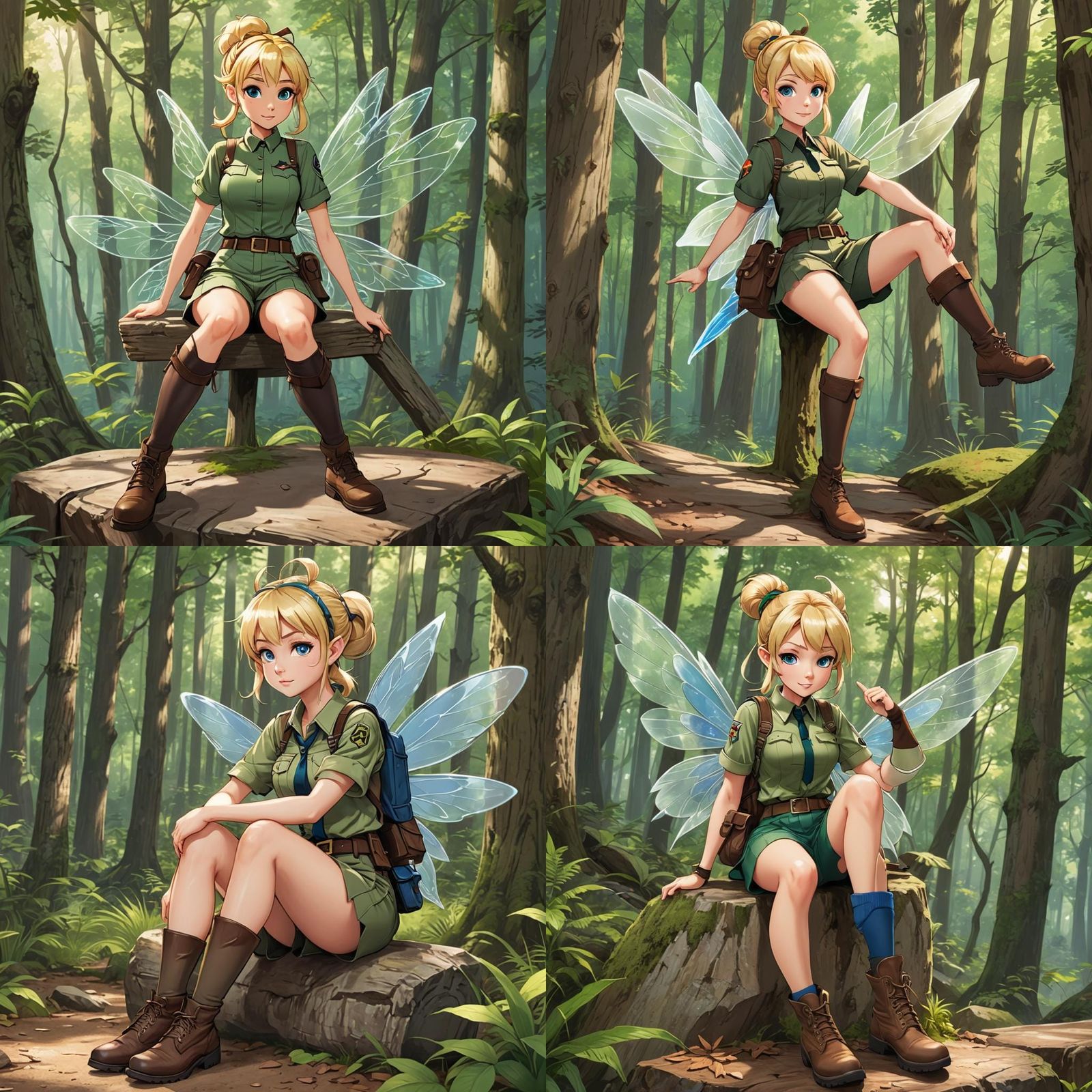 Tinkerbell as Anime Park Ranger