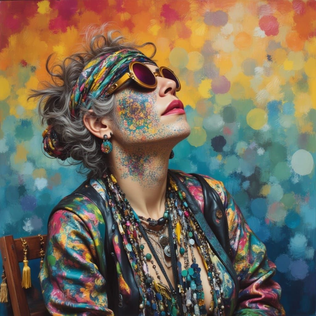 Extreme Zentangle Chaos in Realistic Style