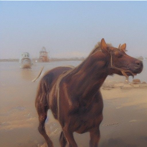 Spheres in Oil Painting Style