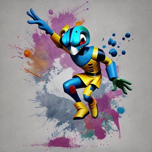 High Contrast Smooth-Skinned Chameleon