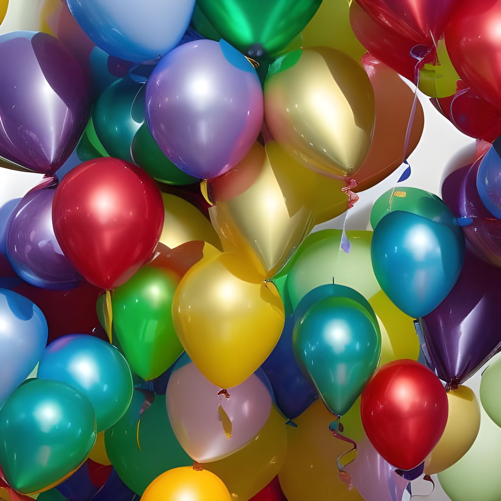 Colorful Balloons Concept Art in Unreal Engine 5