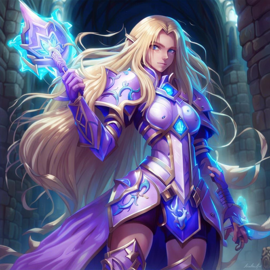 Galadria as Magical Girl in Dungeon