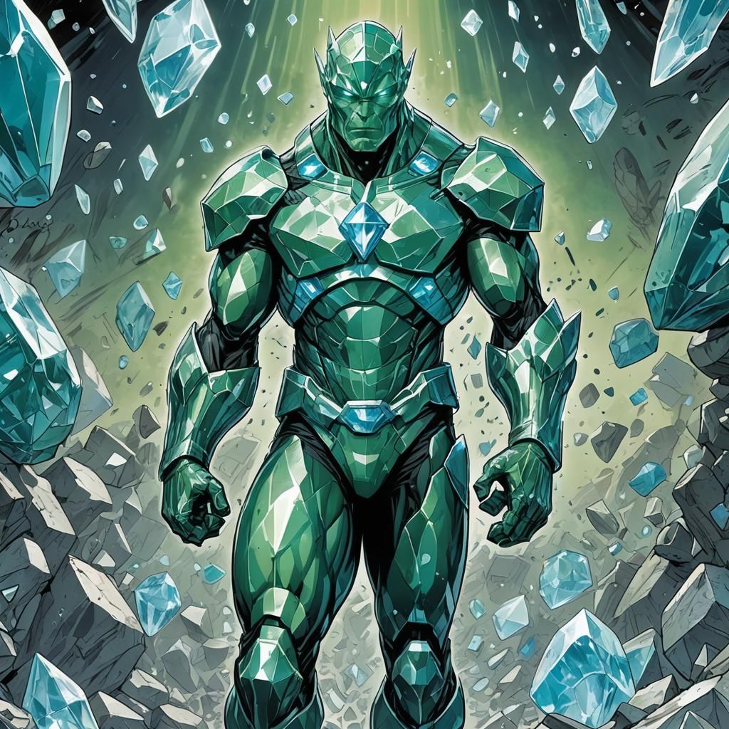 Diamondhead Petrosapien Comic Book Art