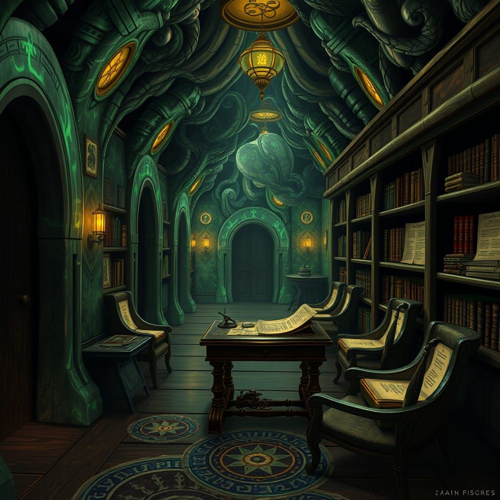 Private Archives in a Glowing Network of Chambers