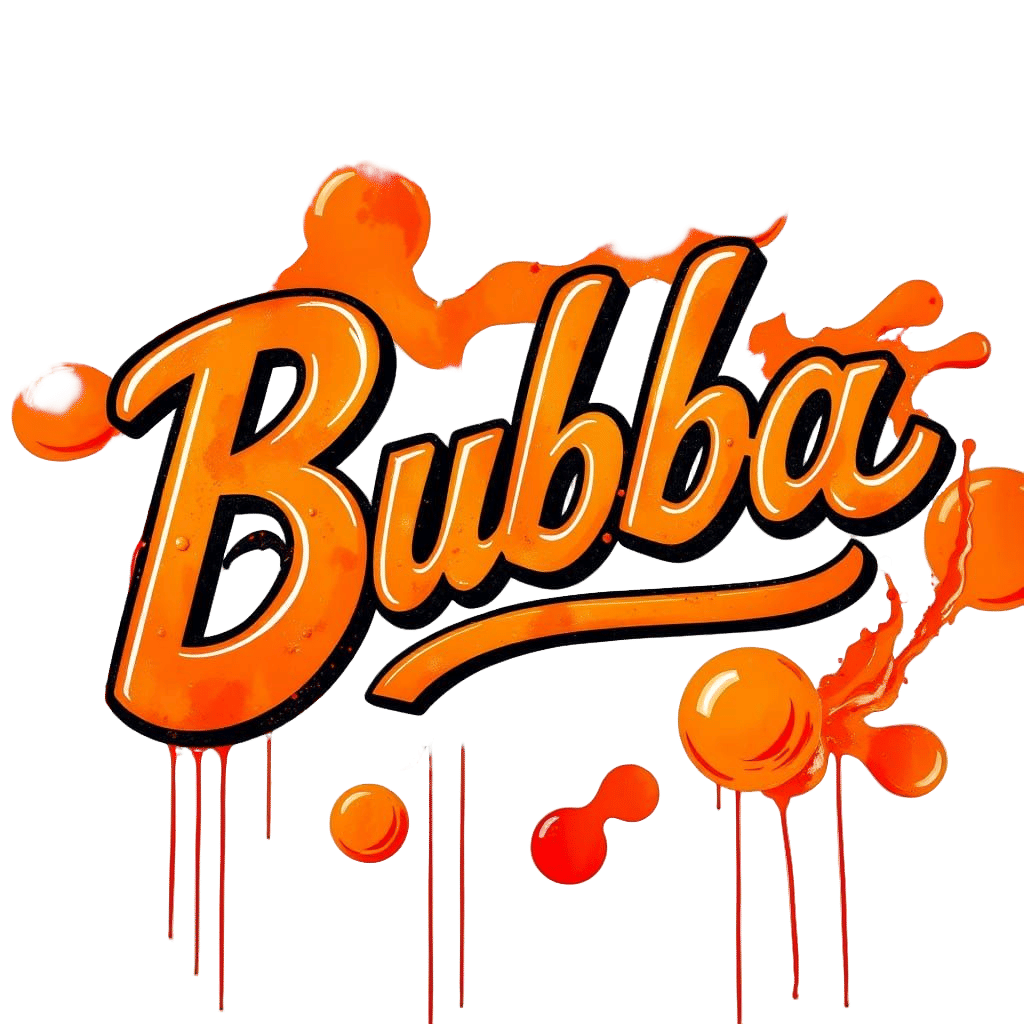 Creamsicle Bubba Logo in Graffiti Art Style