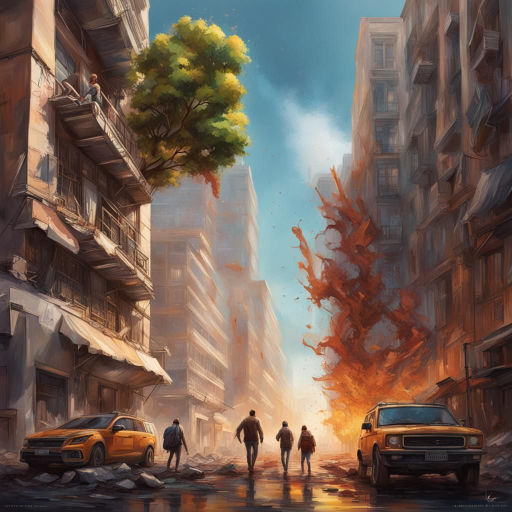 People Fight for Last Plant in Polluted City