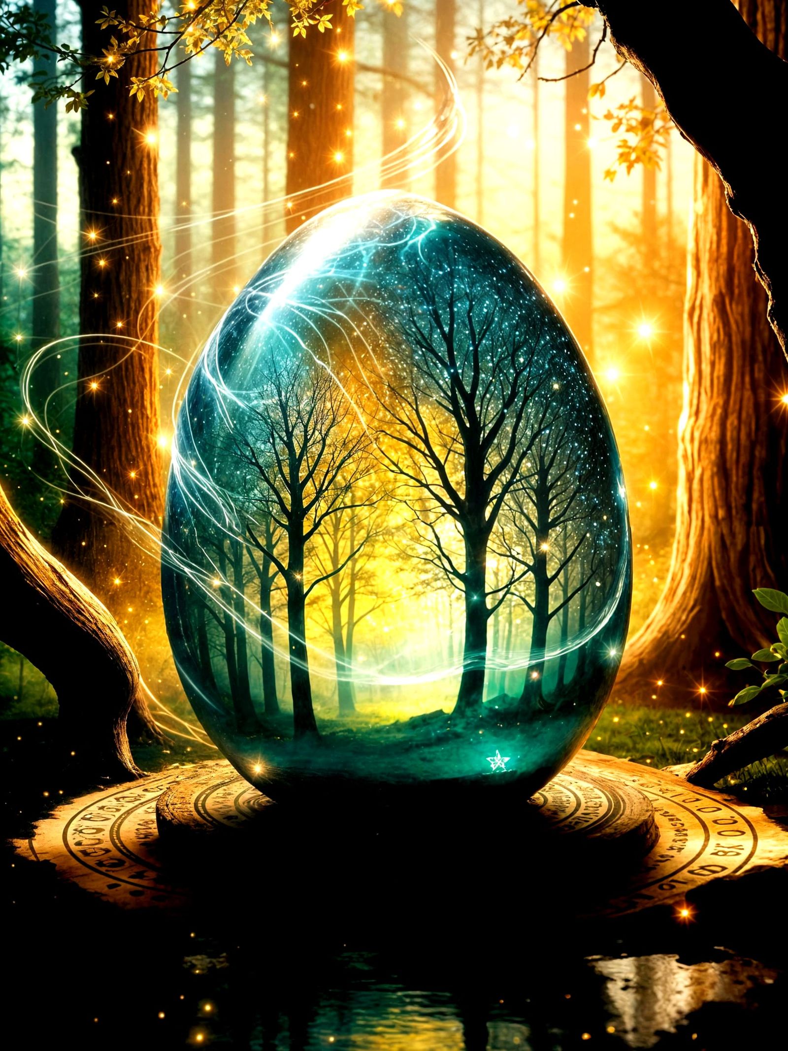 Starlit Grove Egg of Life