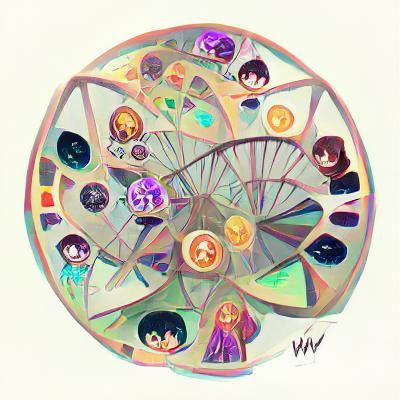 Wheel of the Universe: Modern Cosmology Art