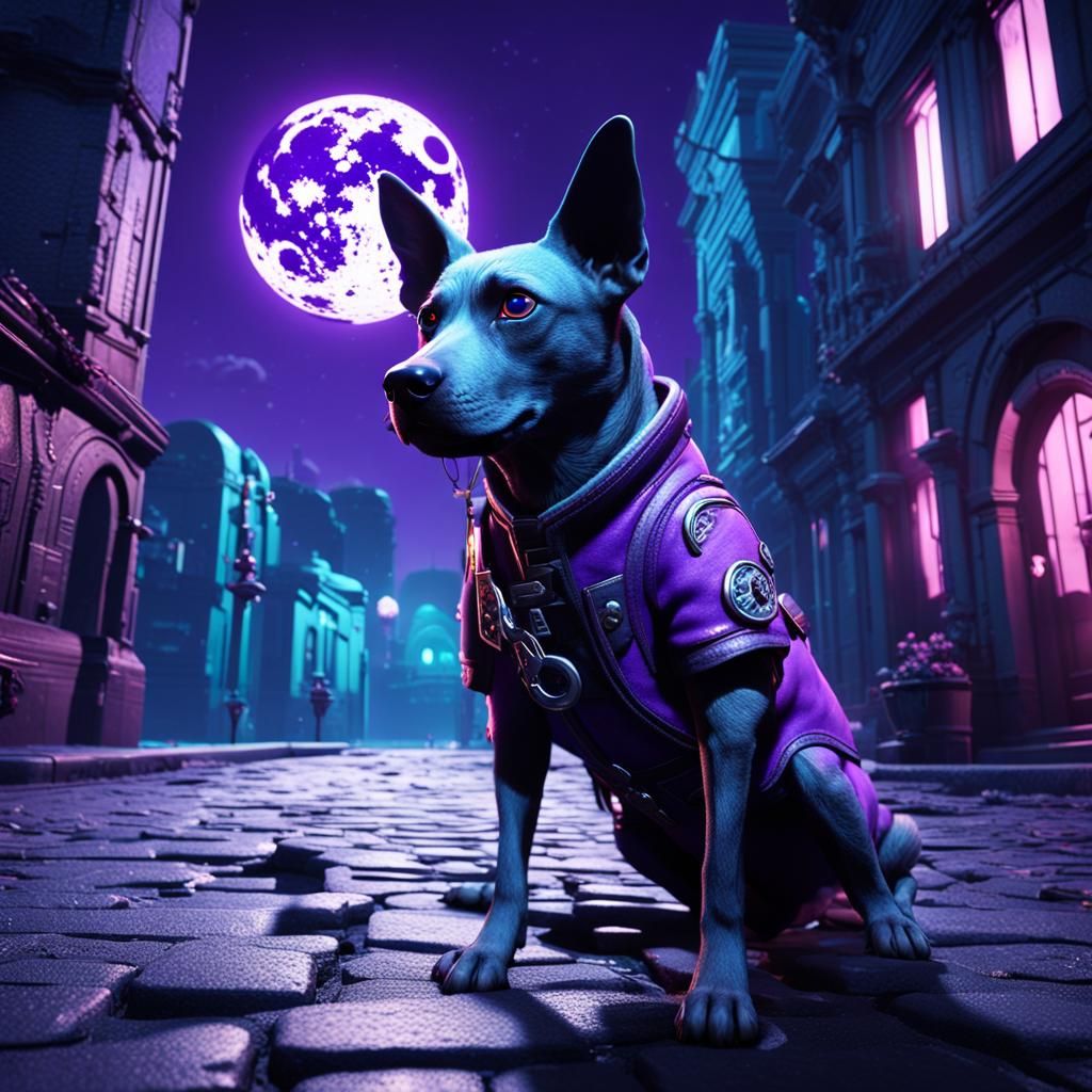 Dog Detective Uncovers Moon Cult in Rat City