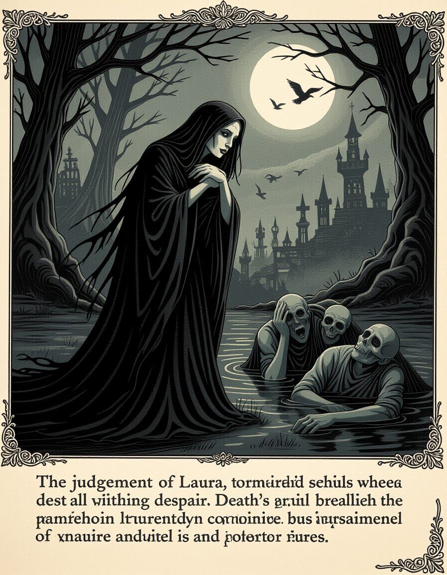 Tormented Banshee in Death's Embrace