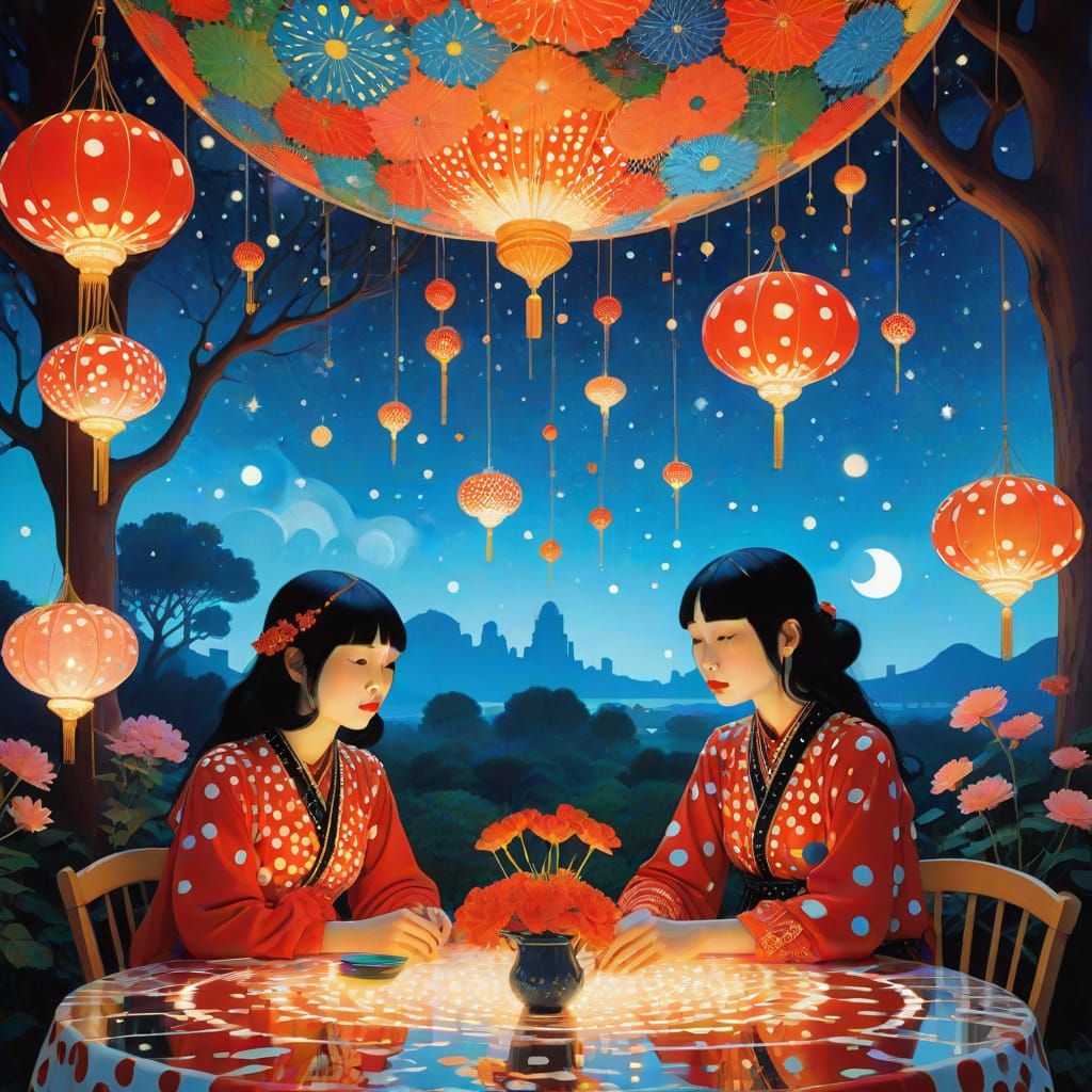 Ethereal Floating Island Café for Lovers