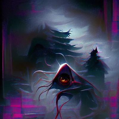 Sinister Mystery in Gothic Art Style