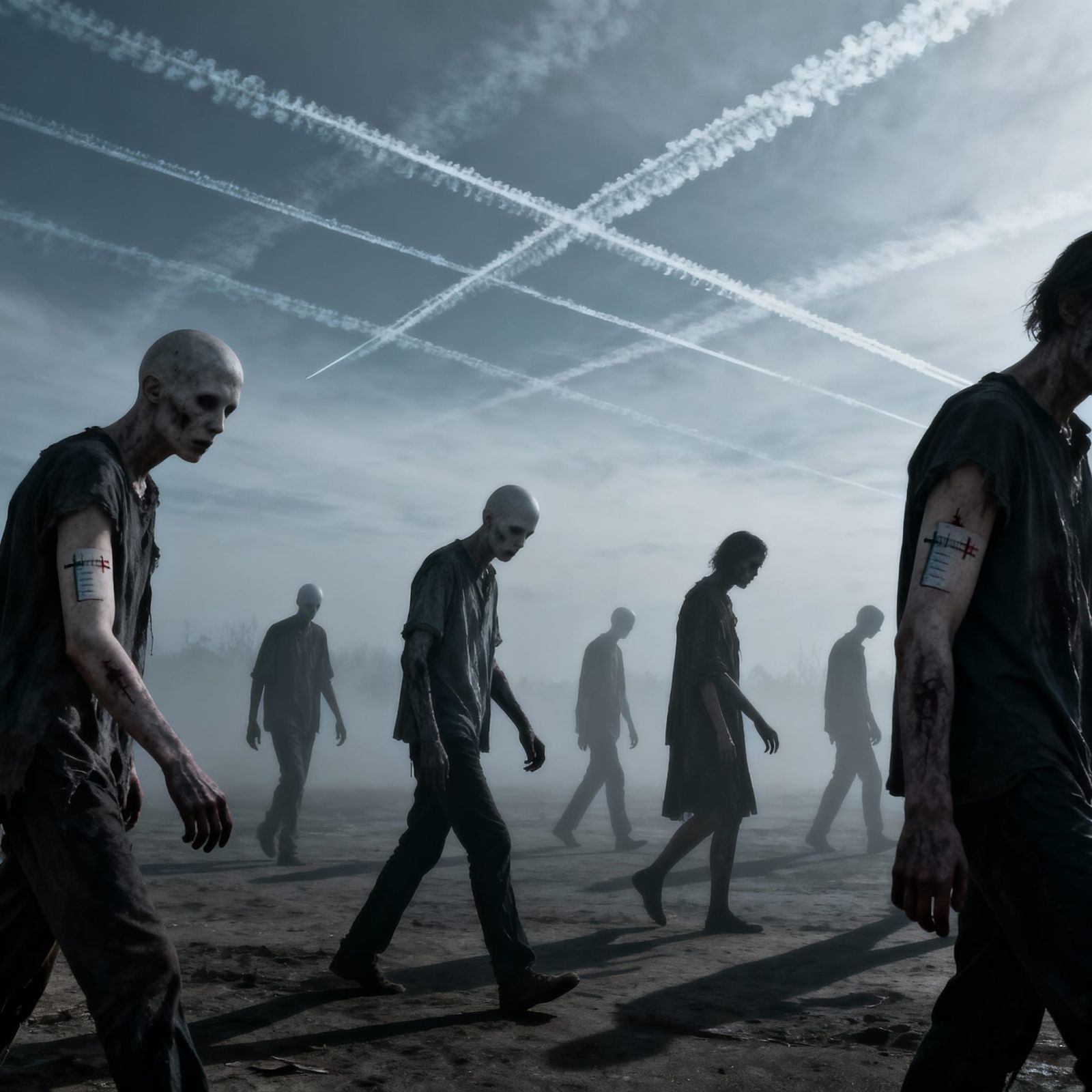 Zombie Apocalypse After Vaccination and Chemtrails