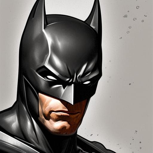 Hyperdetailed Portrait of Batman as Clint Eastwood