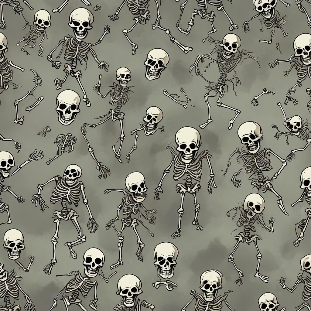 Ghostly Pirate Skeletons of the Caribbean