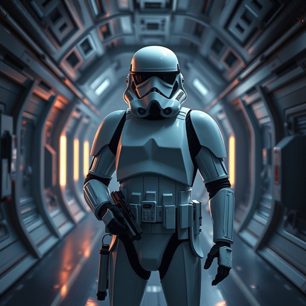 Star Wars Stormtrooper in Industrial Design Style
