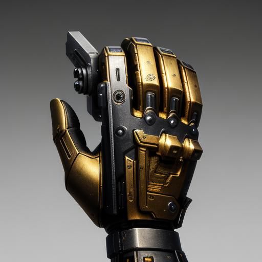 Industrial Concept Art: Metallic Tool Close-Up