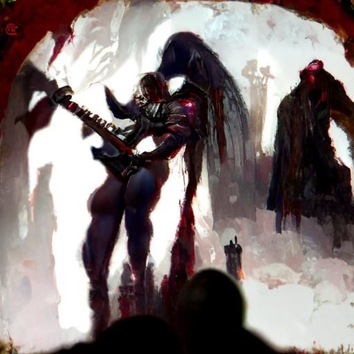 Sinister Heavy Metal Concert Art