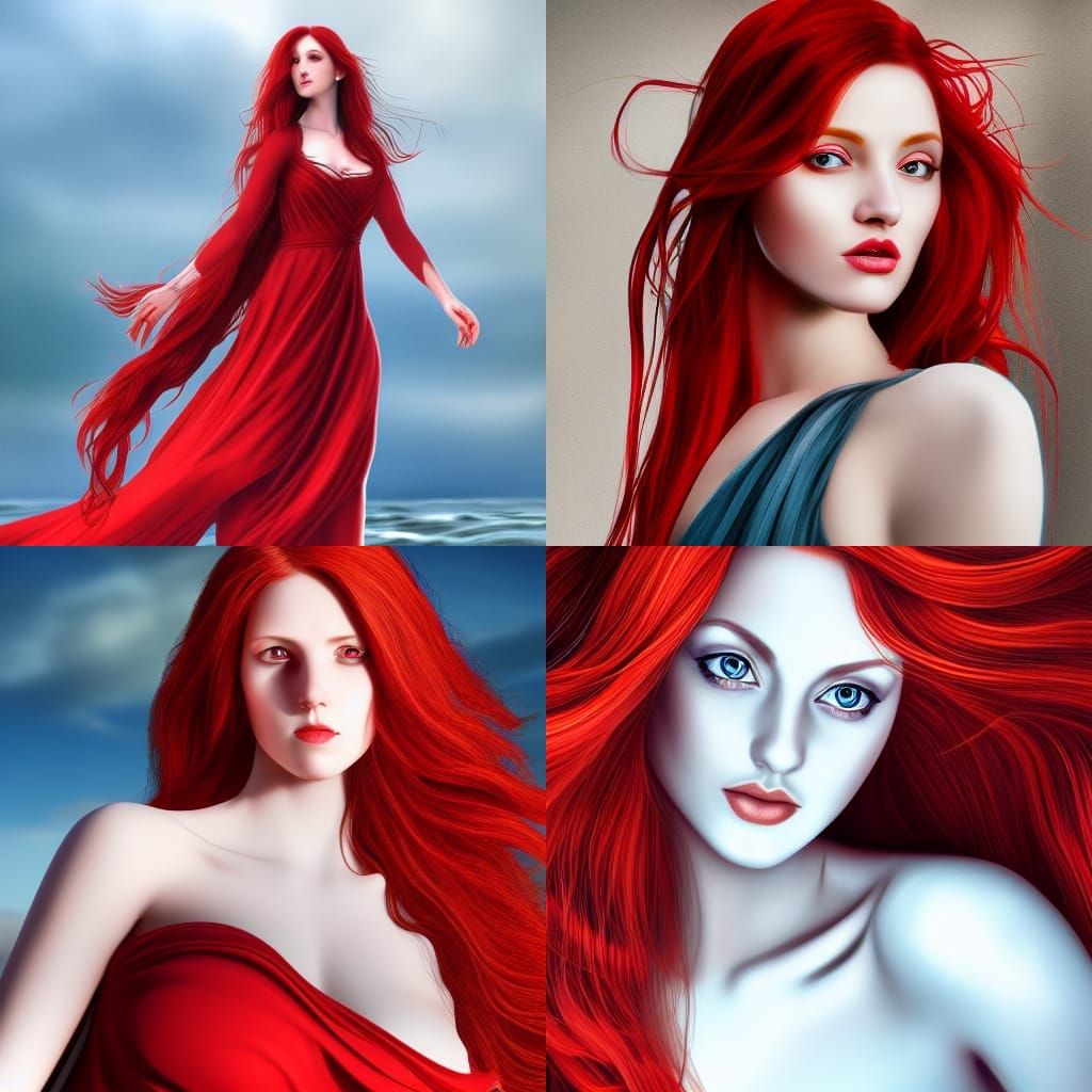 red hair woman