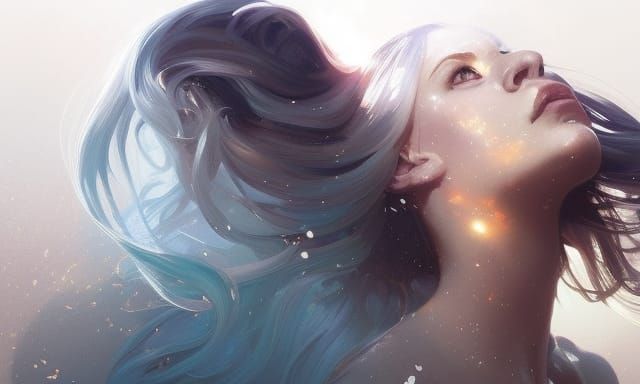 Hyperdetailed Portrait of a Beautiful Young Woman