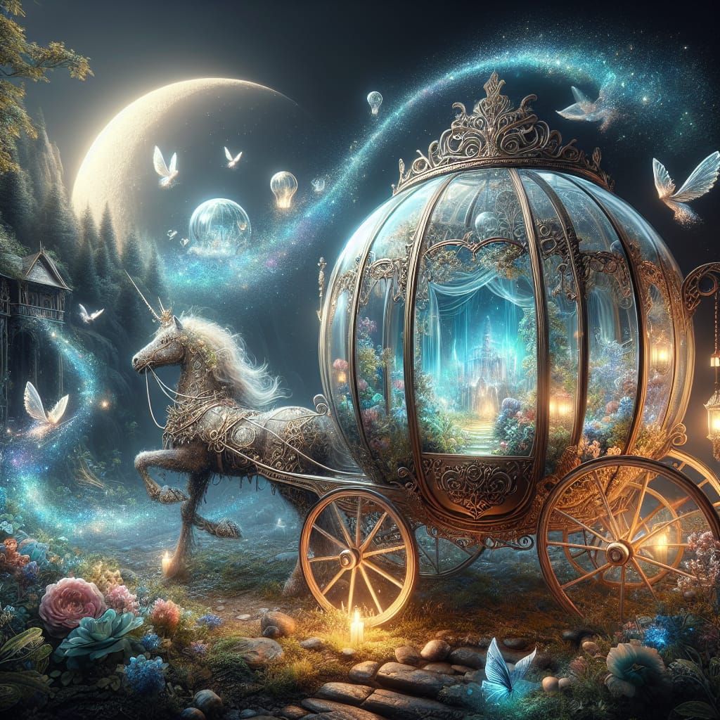 Enchanting Fairytale Carriage Radiates Magic