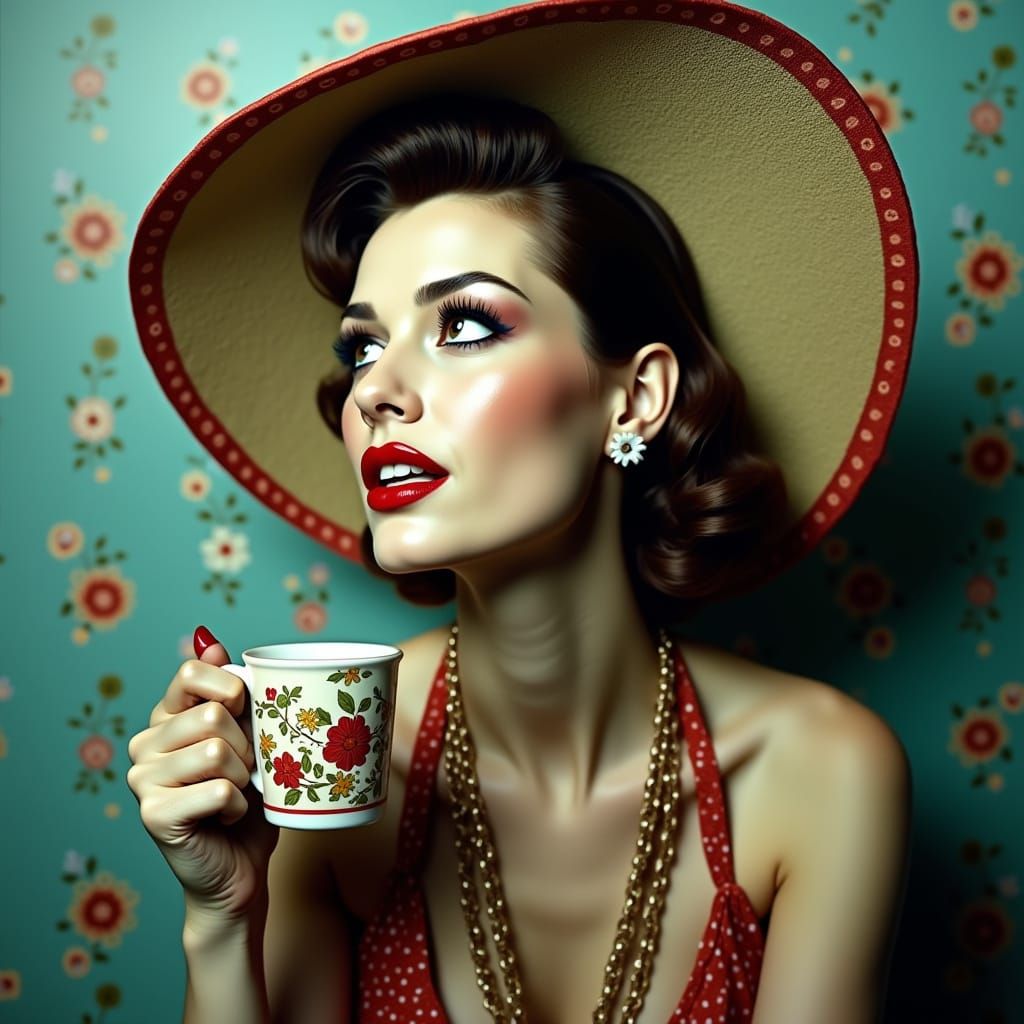 Women Embrace Vintage Glamour and Body Positivity