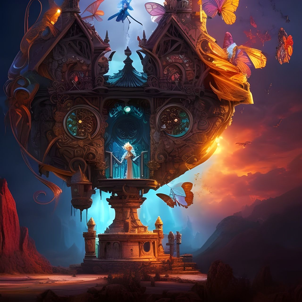 Huge Beautiful Sentient Clock 2