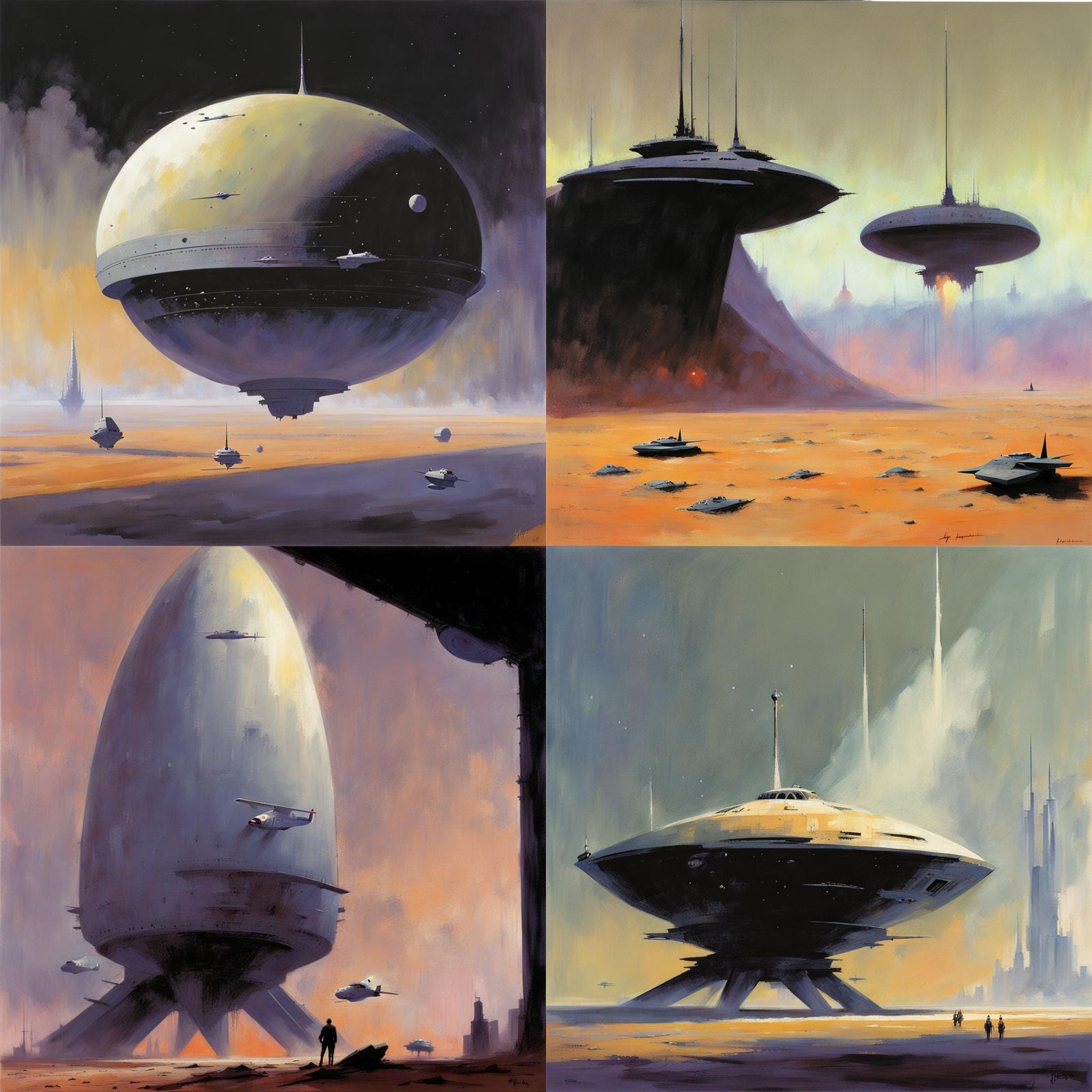 Futuristic Landscape Concept Art