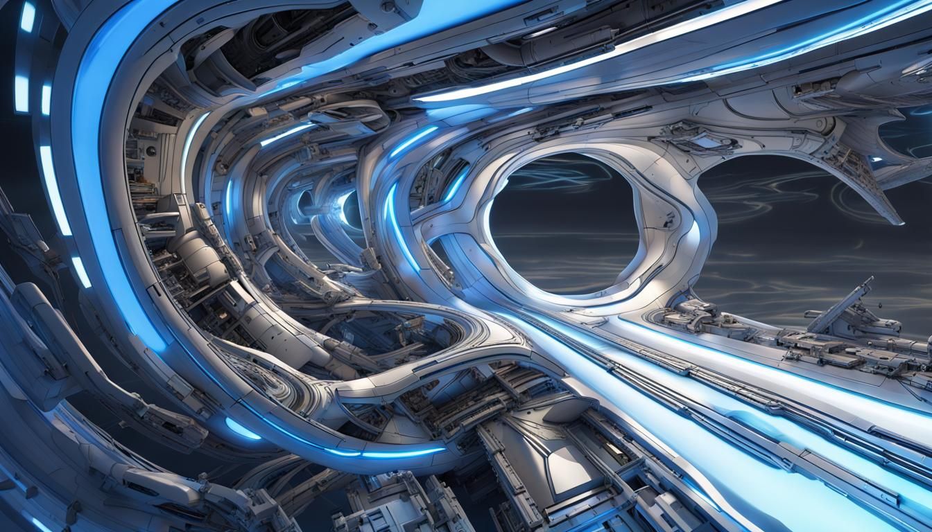 Futuristic Spacecraft Inspired by Fluid Architecture