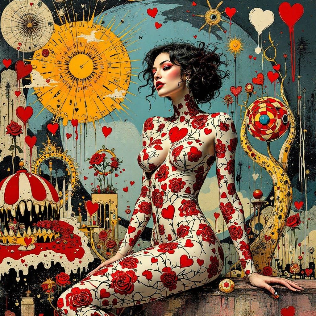 Surreal Fusion of Dreamscapes and Street Art