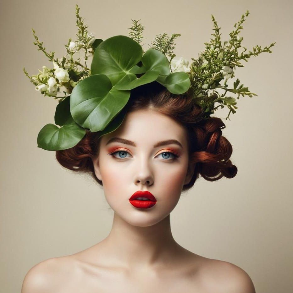 Dreamlike Portrait in Contemporary Digital Art Style