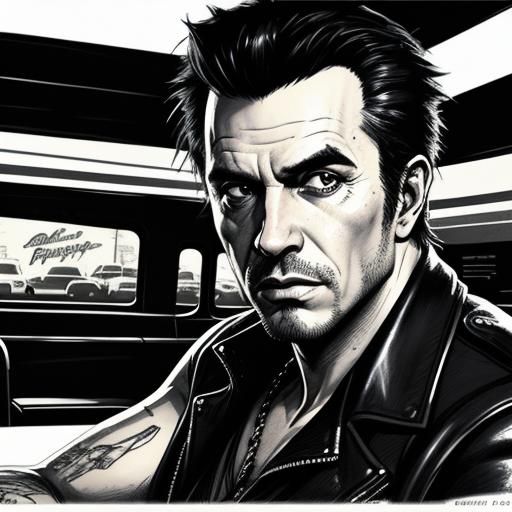 Surreal Nightlife Rocker Revealed at a Retro Diner in Bold L...