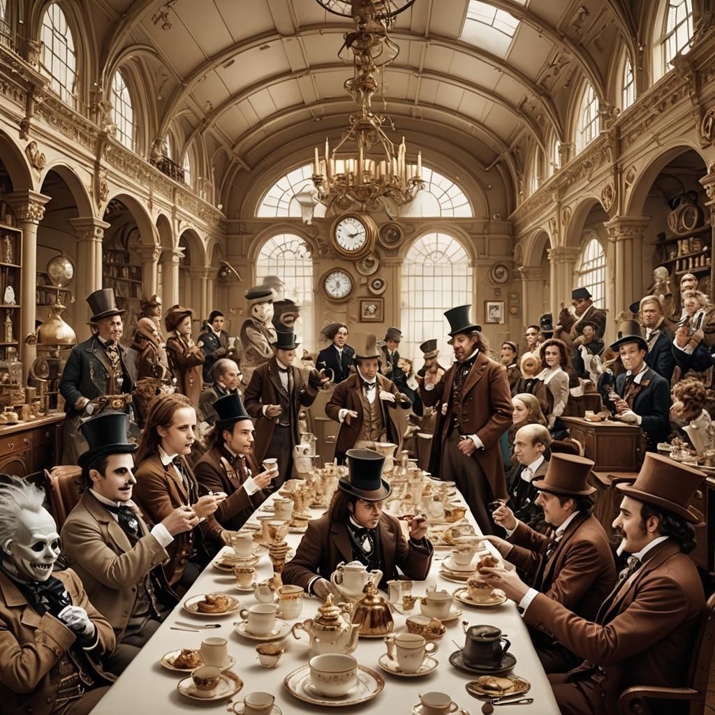 Steampunk Inventors' Tea Party in Grand Hall