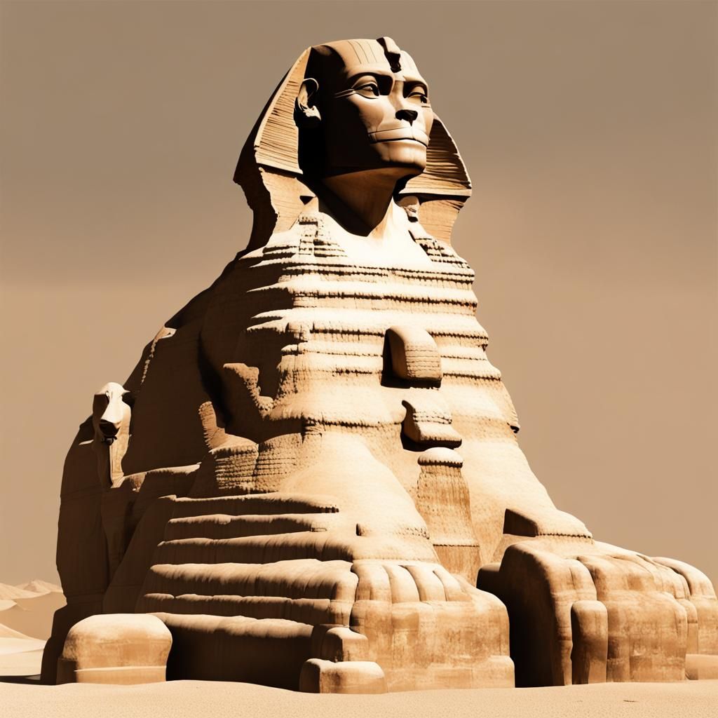 The Great Sphinx of Giza in Ancient Times