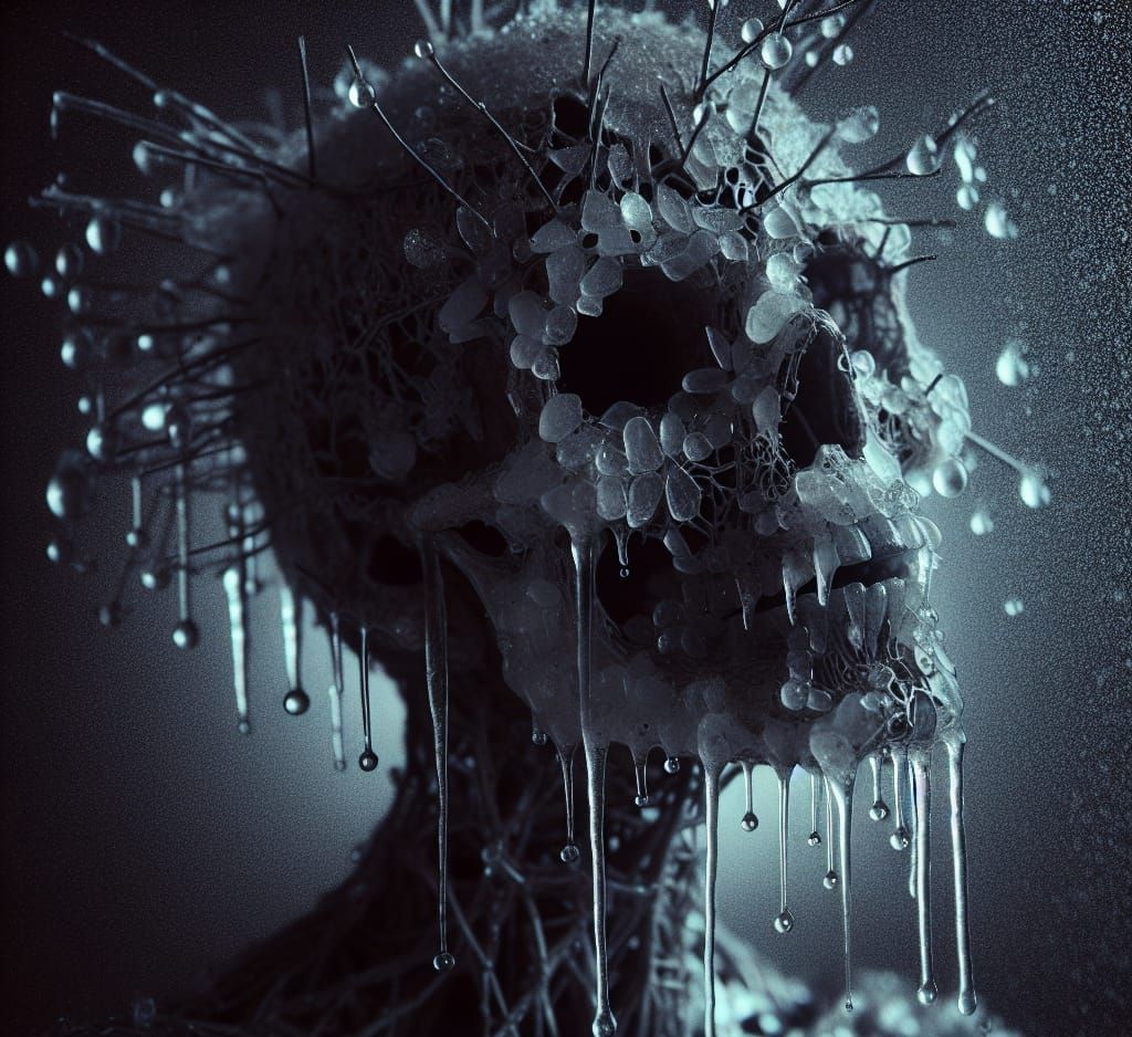 Melting Ice Tears on Fragile Dolls