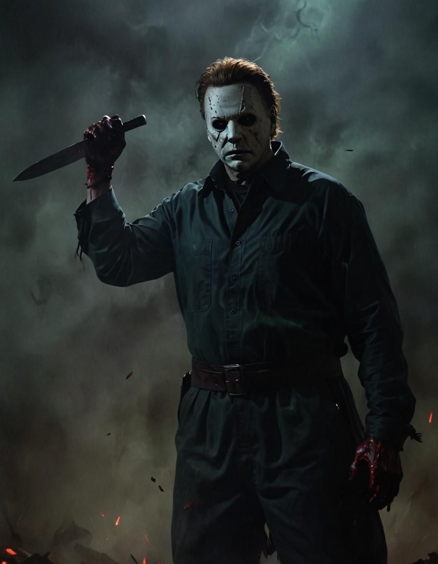 Michael Myers as Heartless in Dark Fantasy Art